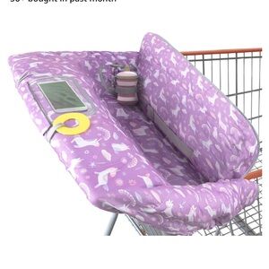 Suessie Shopping Cart Cover and High Chair Cover, Unicorns